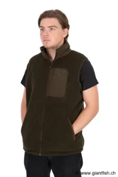 Veste sans manches FOX Olive Sherpa Hybrid Gilet
