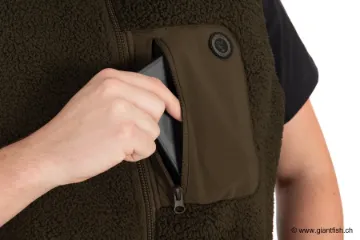 Veste sans manches FOX Olive Sherpa Hybrid Gilet