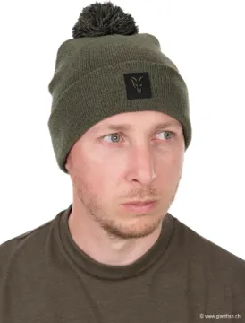 Bonnet FOX Collection Bobble Hat - Vert