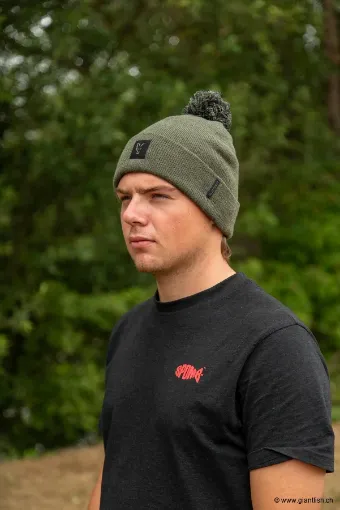 Bonnet FOX Collection Bobble Hat - Vert
