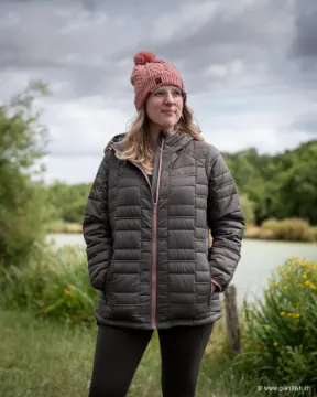 Bonnet FOX Ladies Knitted Bobble - Rose