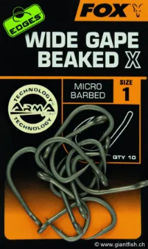 Hameçon FOX Edges Wide Gape Beaked X