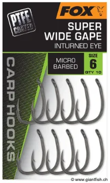 Hameçon FOX Super Wide Gape Inturned Eye