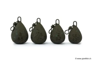 Plomb FOX Camotex Pear Swivel Lead