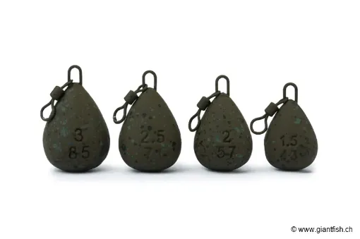 Plomb FOX Camotex Pear Swivel Lead