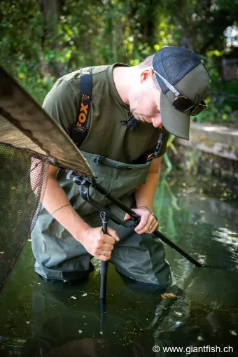 Support d'épuisette FOX Carpmaster Net Safe