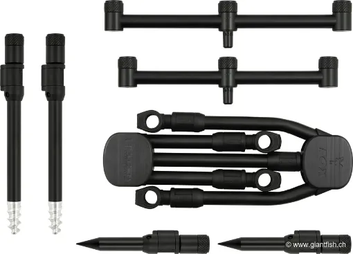 Rod Pod FOX Black Label QR 3 Rod Pod Complete