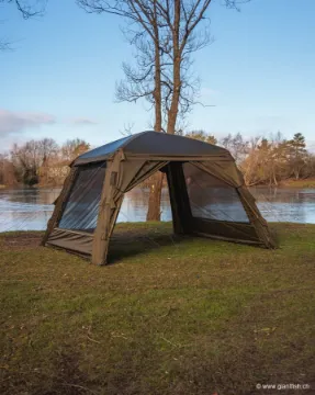 Abri FOX Air Frame Social Shelter - 3.5 x 3.5 m