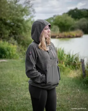Sweat Femme FOX Explorer Fleece Hooded Jacket - Vert