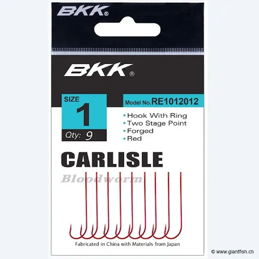 Hameçon BKK Red Carlisle Bloodworm-R