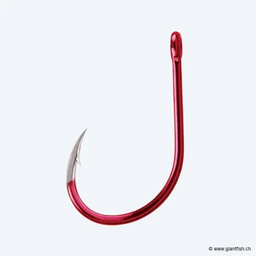 Hameçon BKK Red Octopus Beak Straight Eye