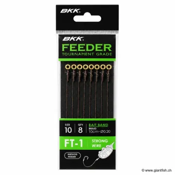 Bas de ligne BKK FT-1 Bait Band Rigs-Braid
