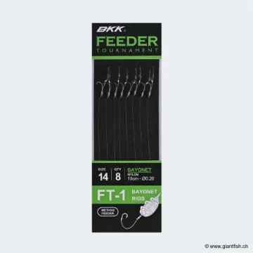 Bas de Ligne BKK Feeder Tournament FT-1 Bayonet Rigs