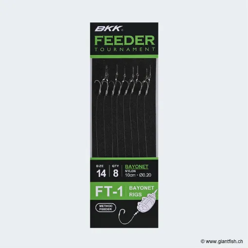 Bas de Ligne BKK Feeder Tournament FT-1 Bayonet Rigs