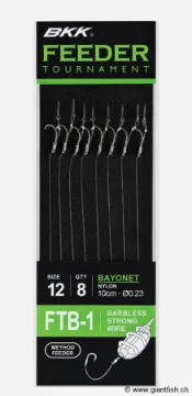 Bas de Ligne BKK Feeder Tournament FTB-1 Bayonet Rig