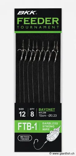 Bas de Ligne BKK Feeder Tournament FTB-1 Bayonet Rig