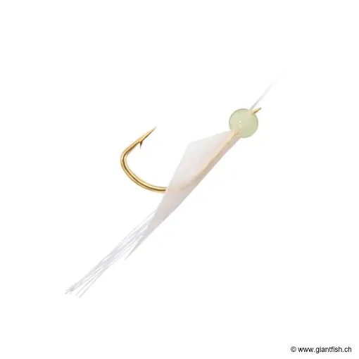 Gambe BKK Micro Flash - NFA-02 (White Fish Skin + Green Resin - Fluoro)