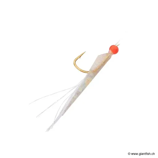 Gambe BKK Micro Flash NFA-02 (Natural Fish Skin + Red Resin - Fluoro)