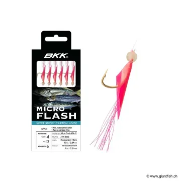 Gambe BKK Micro Flash NFA-02 (Pink Fish Skin + Green Resin - Fluoro)