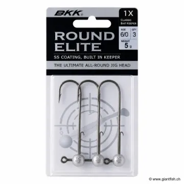 Tête Plombée BKK Round Elite - Classic Bait Keeper