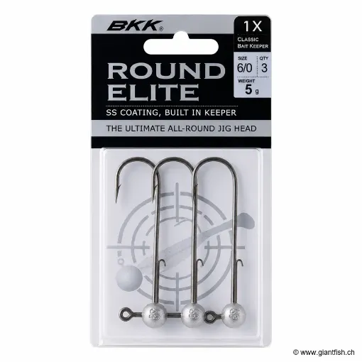 Tête Plombée BKK Round Elite - Classic Bait Keeper