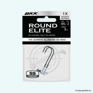 Tête Plombée BKK Round Elite Stinger Eye Bait Keeper