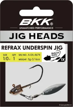 Tête Plombée BKK Refrax Jig Underspin