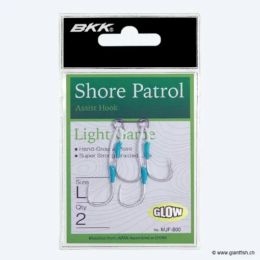 Hameçon Jigging BKK Assist Light Game Shore Patrol