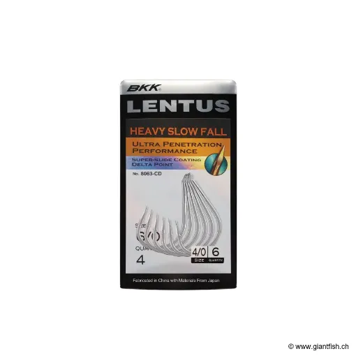 Hameçon Jigging BKK Slow Fall SF Lentus