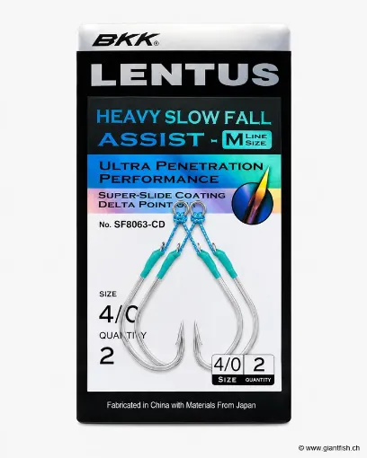 Hameçon BKK Assist Heavy Slow Fall SF Lentus M