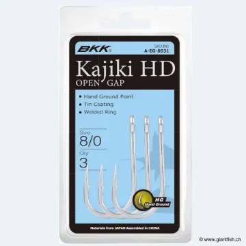 Hameçon BKK Kajiki Trolling HD Open Gap