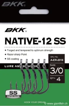 Hameçon BKK Native-12 SS