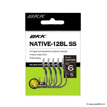 Hameçon BKK Native-12BL SS