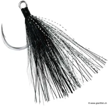 Hameçon BKK Lone Diablo Bucktail Teaser BT Black