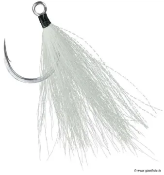 Hameçon BKK Lone Diablo Bucktail Teaser BT White