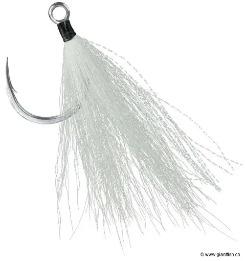 Hameçon BKK Lone Diablo Bucktail Teaser BT White