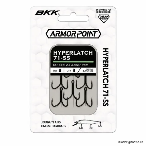 Hameçon Triple BKK Armorpoint Hyperlatch 71-SS
