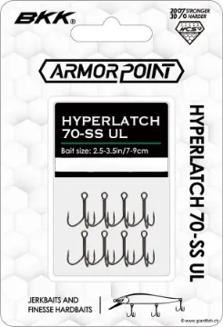 Hameçon Triple BKK Armorpoint Hyperlatch 70-SS UL