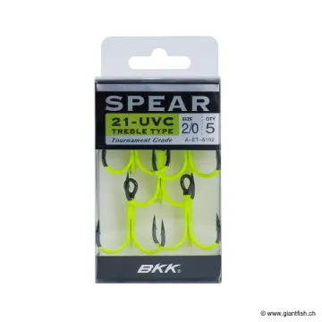 Hameçon Triple BKK Spear-21 UVC