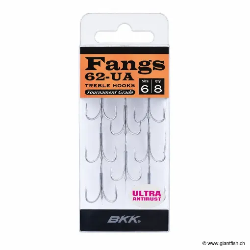 Hameçon Triple BKK Fangs-62 UA
