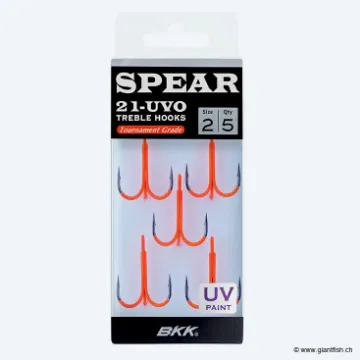 Hameçon Triple BKK Assist Spear-21 UVO