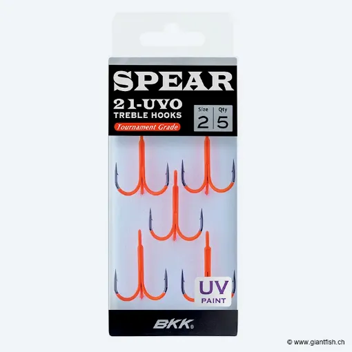 Hameçon Triple BKK Assist Spear-21 UVO
