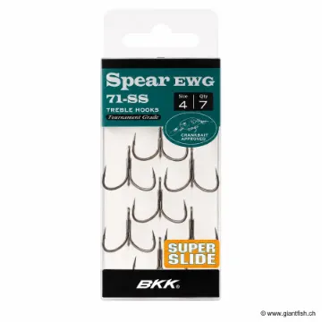 Hameçon Triple BKK Spear EWG-71 SS