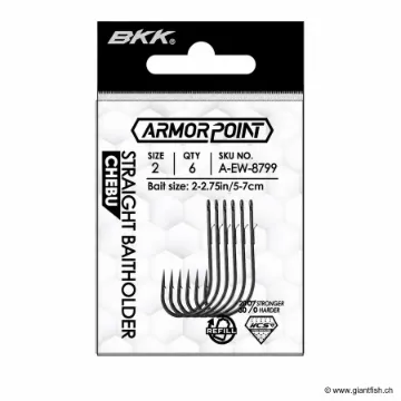 Hameçon Cheburashka BKK Armorpoint Straight Baitholder-Chebu