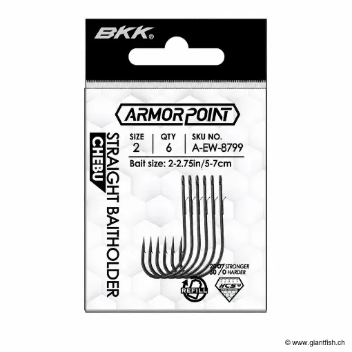 Hameçon Cheburashka BKK Armorpoint Straight Baitholder-Chebu