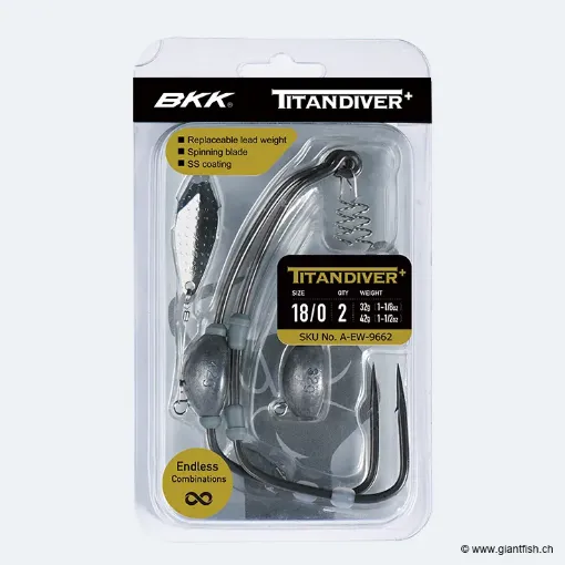 Hameçon Texan BKK Titandiver+