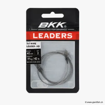 Bas de Ligne Acier BKK 7x7 Wire Leader Allround (Duolock Snap)