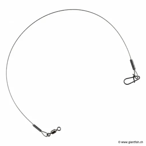 Bas de Ligne Acier BKK 7x7 Wire Leader Allround (Duolock Snap)