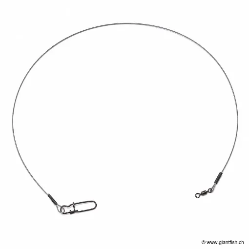 Bas de Ligne Acier BKK 7x7 Wire Leader-HD (Pike Snap)