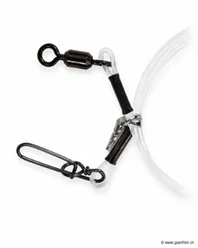 Bas de Ligne Fluorocarbone BKK Fluorocarbon Leader-HD (Pike Snap)